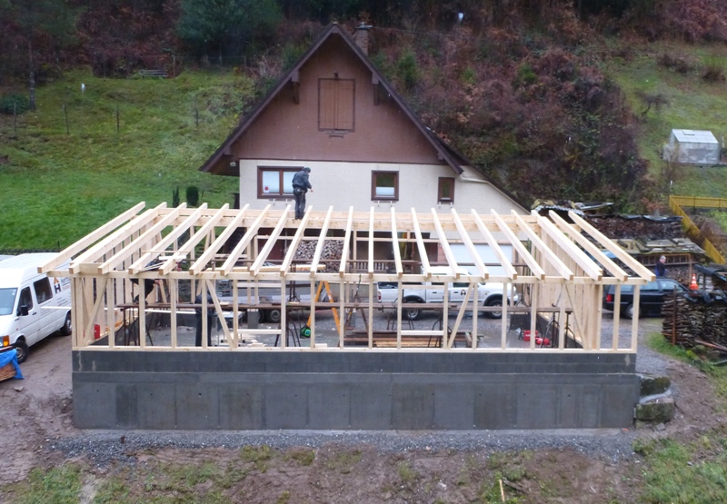 Dachstühle - Holzhaus Herrmann - Holzhaus, An- und Umbau, Energetishe